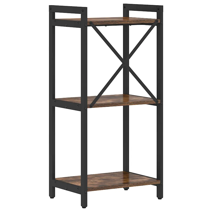 Étagère Chêne fumé 40 x 30 x 85 cm Bois d'ingénierie - 5