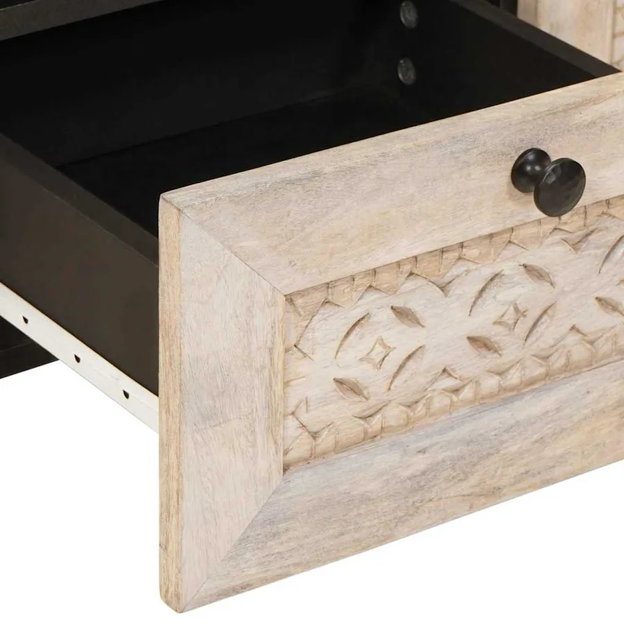 Unites TV avec tiroir Blanc 70 x 33 x 46 cm Bois d'ingénierie - 7