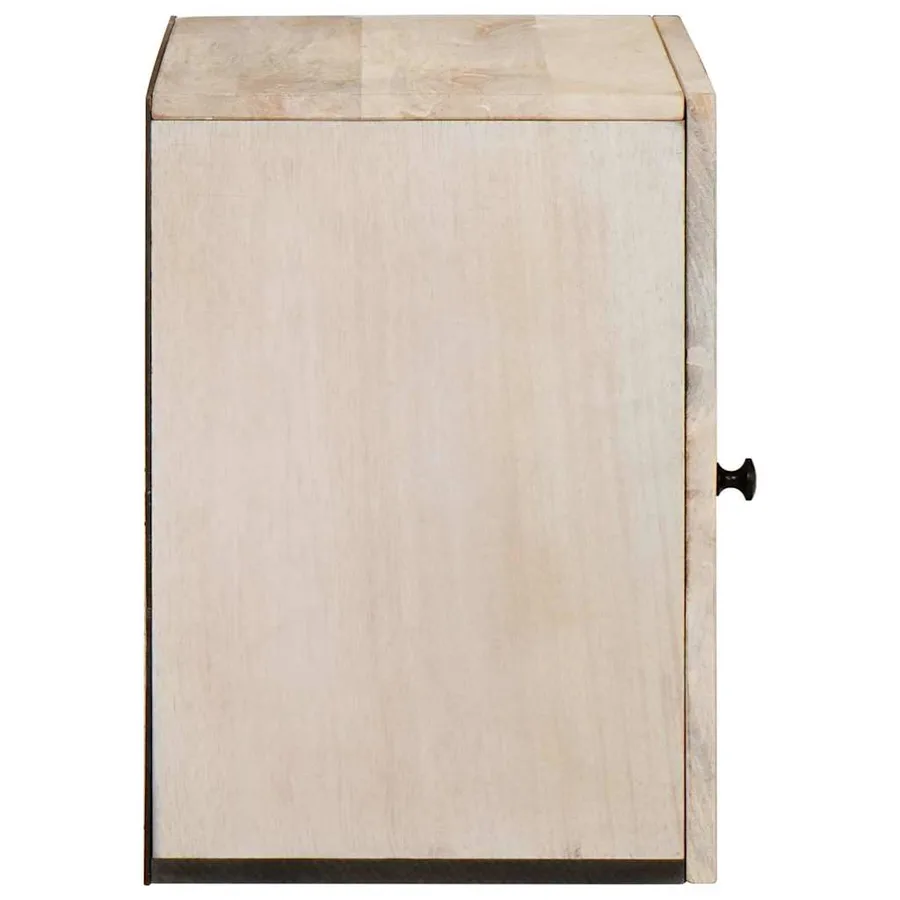 Cabinet de salle de bain avec stockage Blanc 38 x 33 x 48 cm - 4
