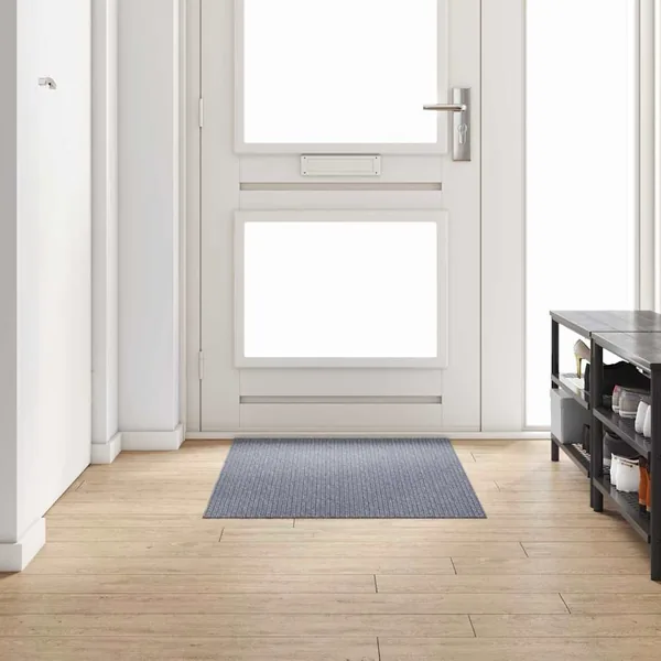 Tapis Couloir Gris clair 80 x 150 cm tissu