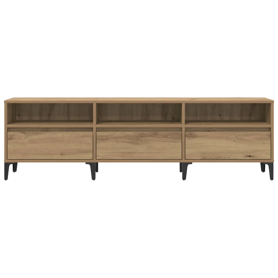 Meuble TV 150 x 30 x 45 cm Chêne artisanal - 6