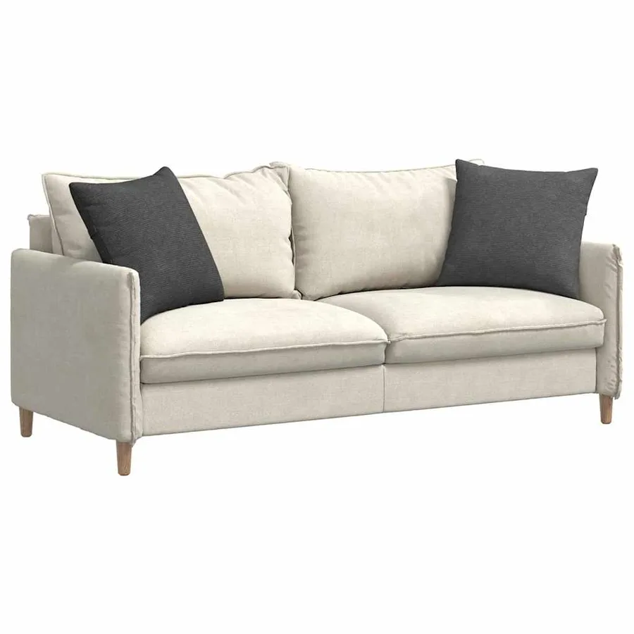 Coussins de canapé 2 pcs Gris foncé 50 x 50 cm - 3