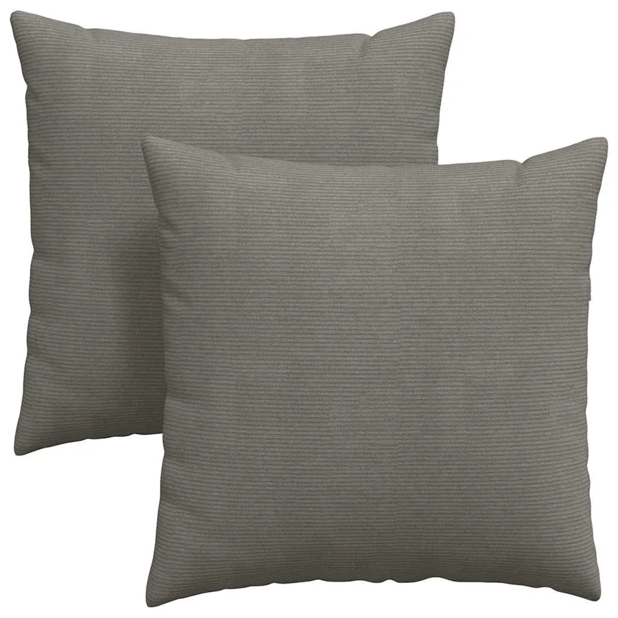Coussins de canapé 2 pcs Gris clair 60 x 60 cm - 2