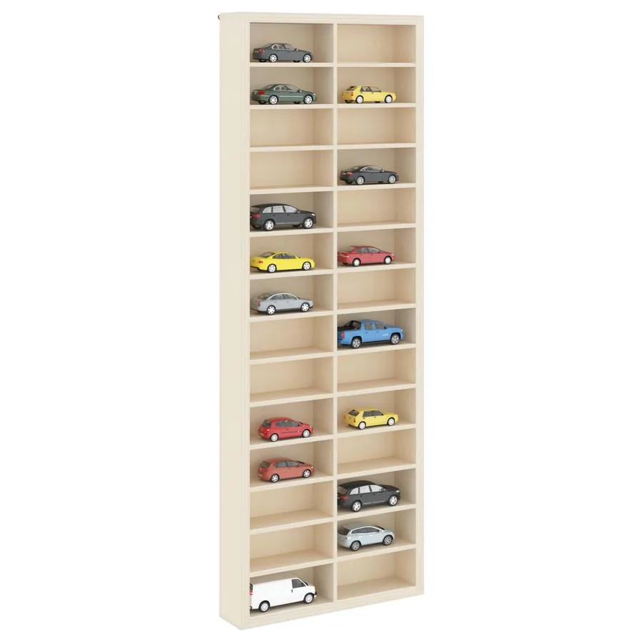 Vitrine Murale Beige 21 x 4,5 x 59 cm Bois d'ingénierie - 2