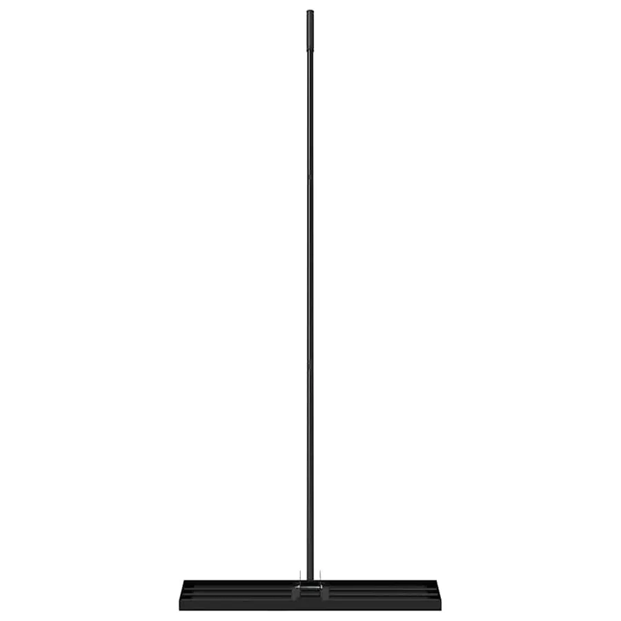 Rateau de nivellement pour jardin Noir Acier enduit de poudre - 4