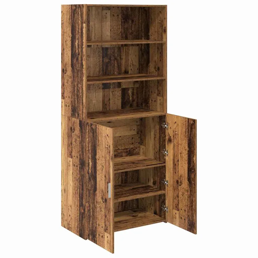 Haut Armoire Bois Ancien 80 x 42,5 x 185 cm Bois d'ingénierie - 5