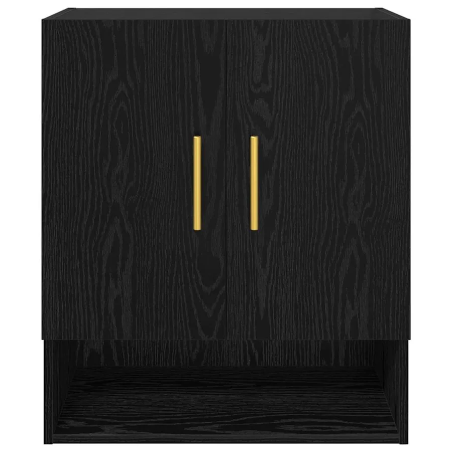 Meuble mural Chêne noir 60 x 31 x 70 cm Bois d'ingénierie - 6