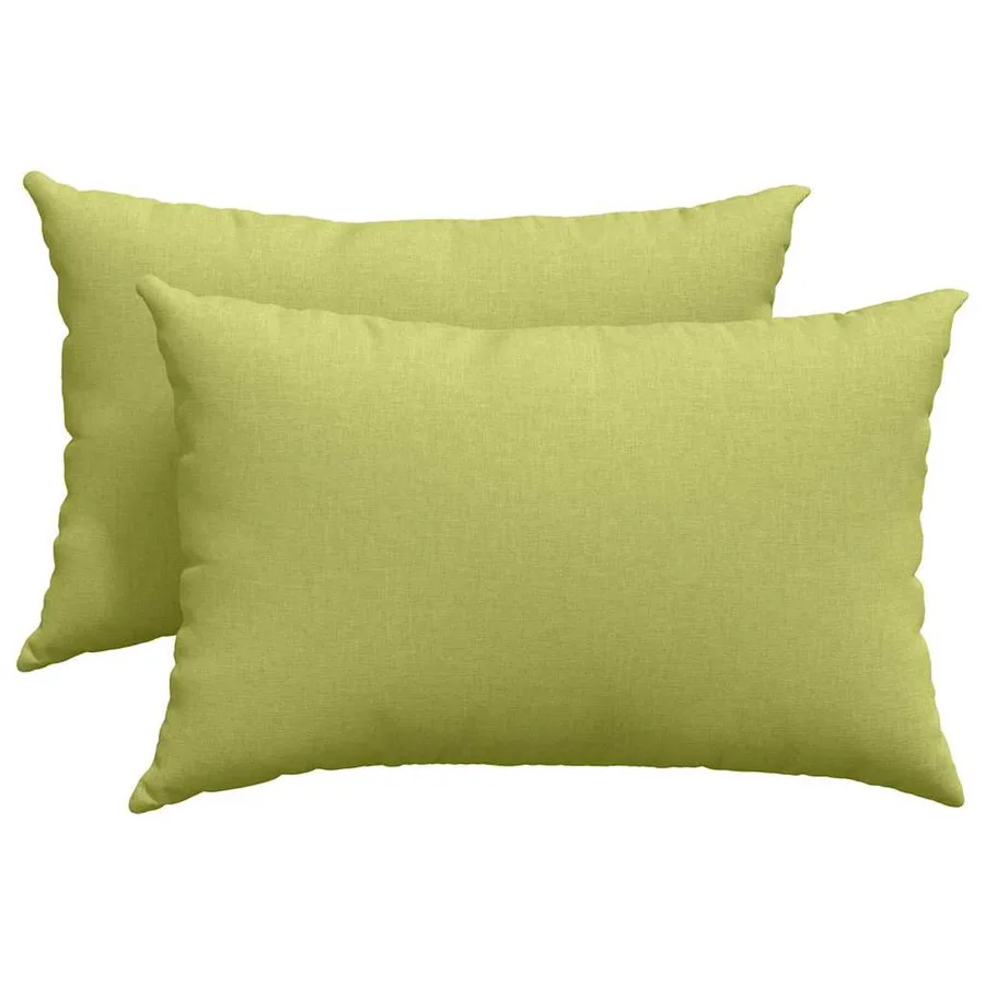 Coussins de canapé 2 pcs Vert clair 60 x 40 cm tissu - 2