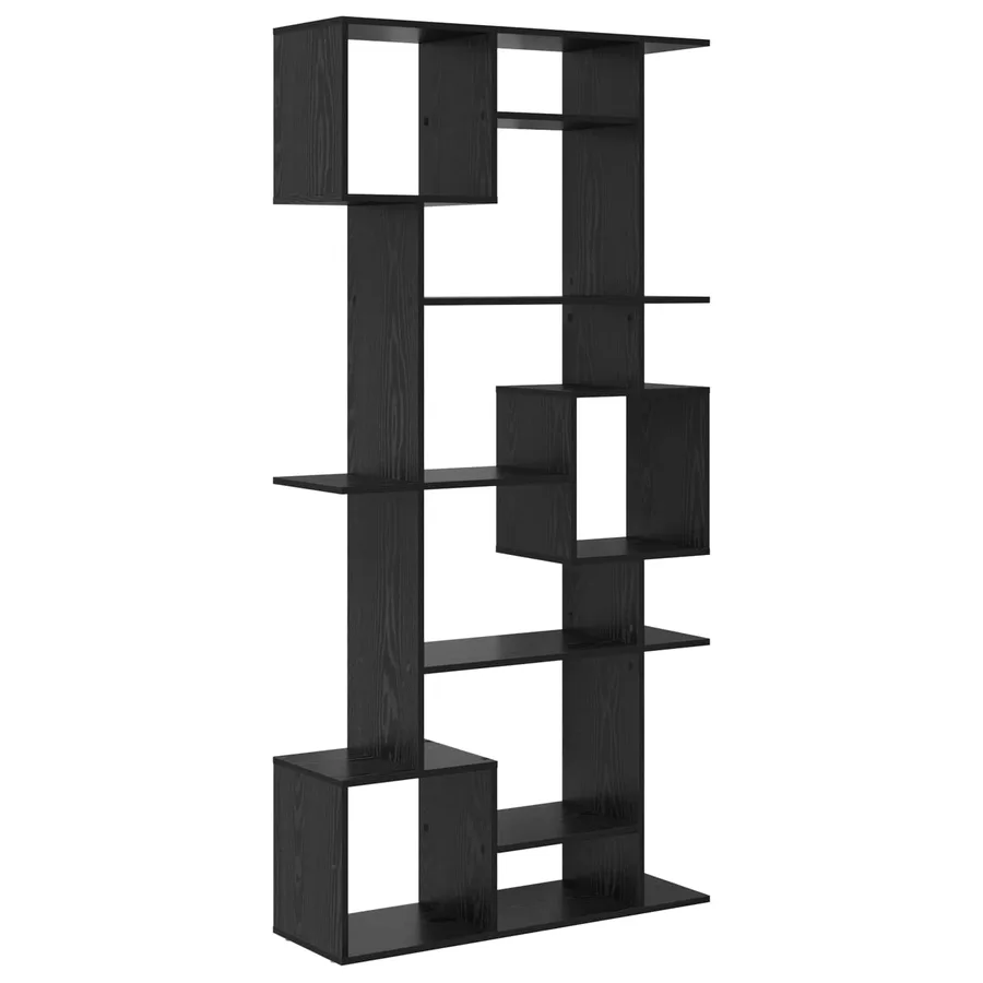 Bibliothèque Chêne noir 92 x 29 x 188 cm Bois d'ingénierie - 2