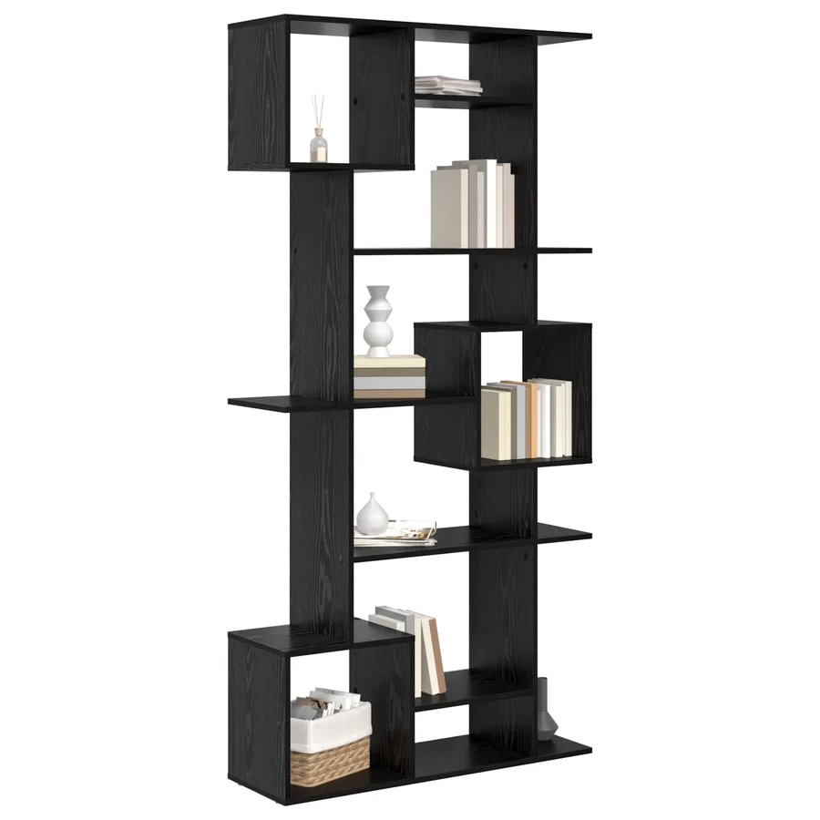 Bibliothèque Chêne noir 92 x 29 x 188 cm Bois d'ingénierie - 3