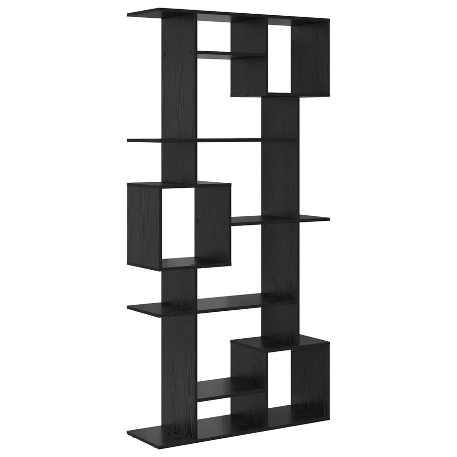 Bibliothèque Chêne noir 92 x 29 x 188 cm Bois d'ingénierie - 7
