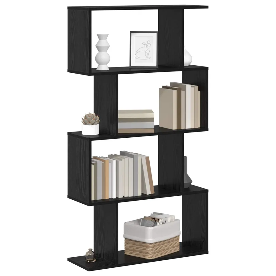 Bibliothèque Chêne noir 70 x 24 x 129 cm Bois d'ingénierie - 3