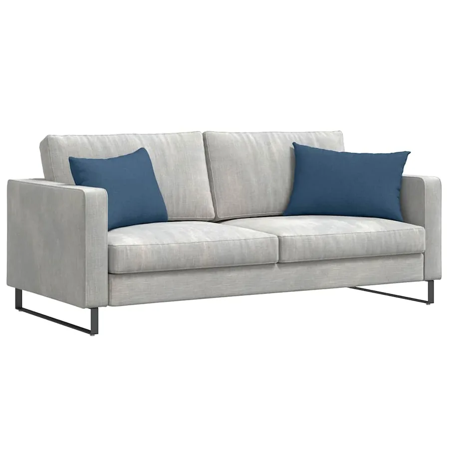 Coussins de canapé 2 pcs Bleu 60 x 40 cm tissu - 3