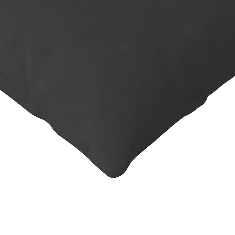 Coussins de canapé 2 pcs Noir 145 x 40 cm tissu - 7