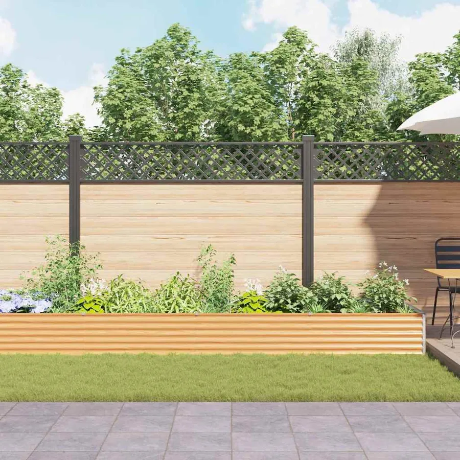 Jardinière surélevée 582 x 100 x 36 cm Acier galvanisé - 4