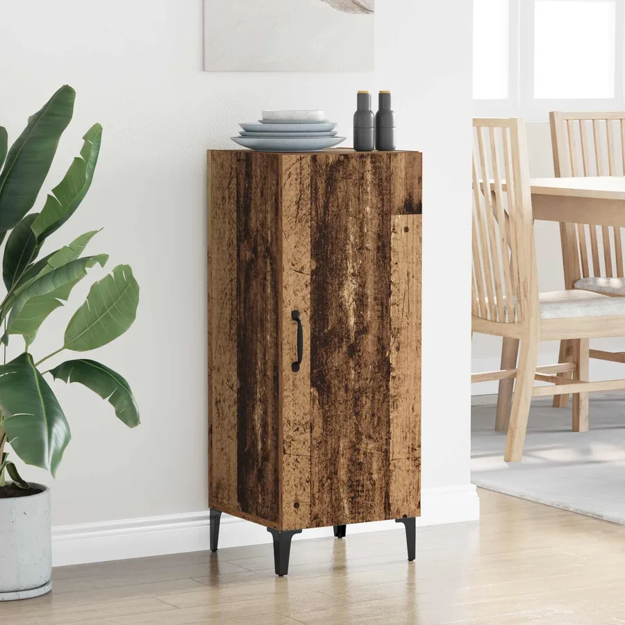 Buffet Bois ancien 34,5 x 34 x 90 cm Bois d'ingénierie - 4