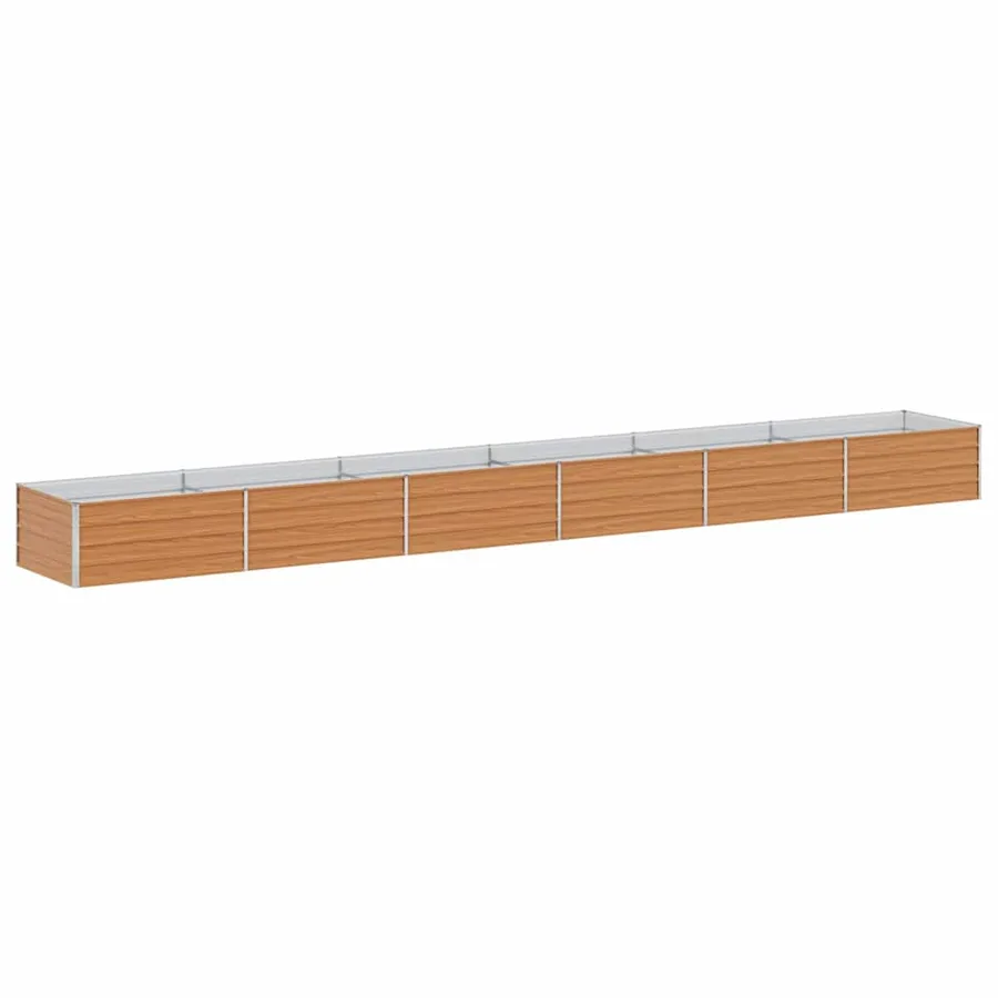 Jardinière surélevée Marron Clair 600 x 80 x 45 cm - 2