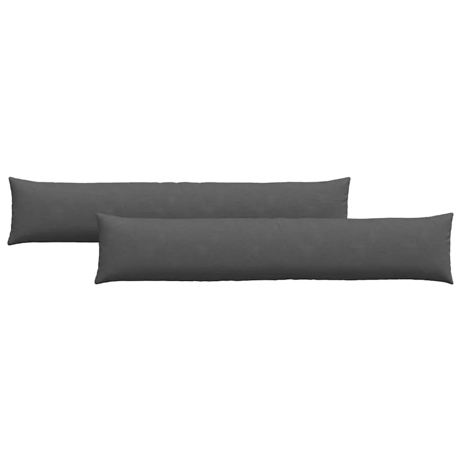 Coussins de canapé 2 pcs Gris foncé 200 x 40 cm - 2
