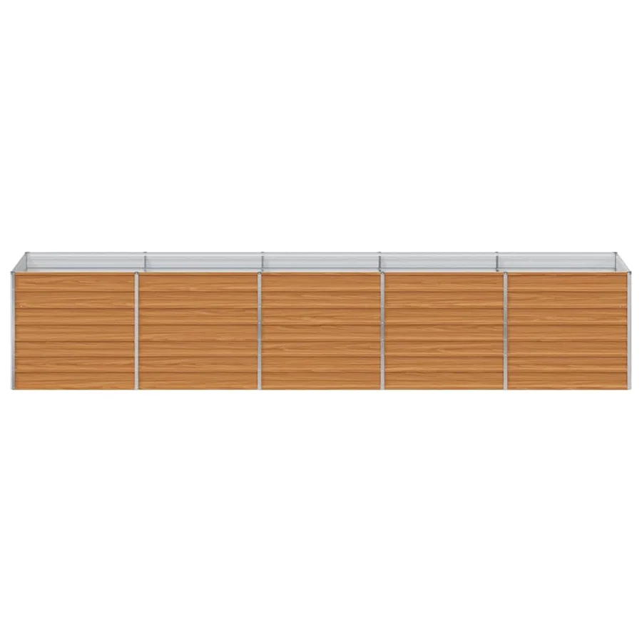 Jardinière surélevée Marron Clair 400 x 80 x 77 cm - 5