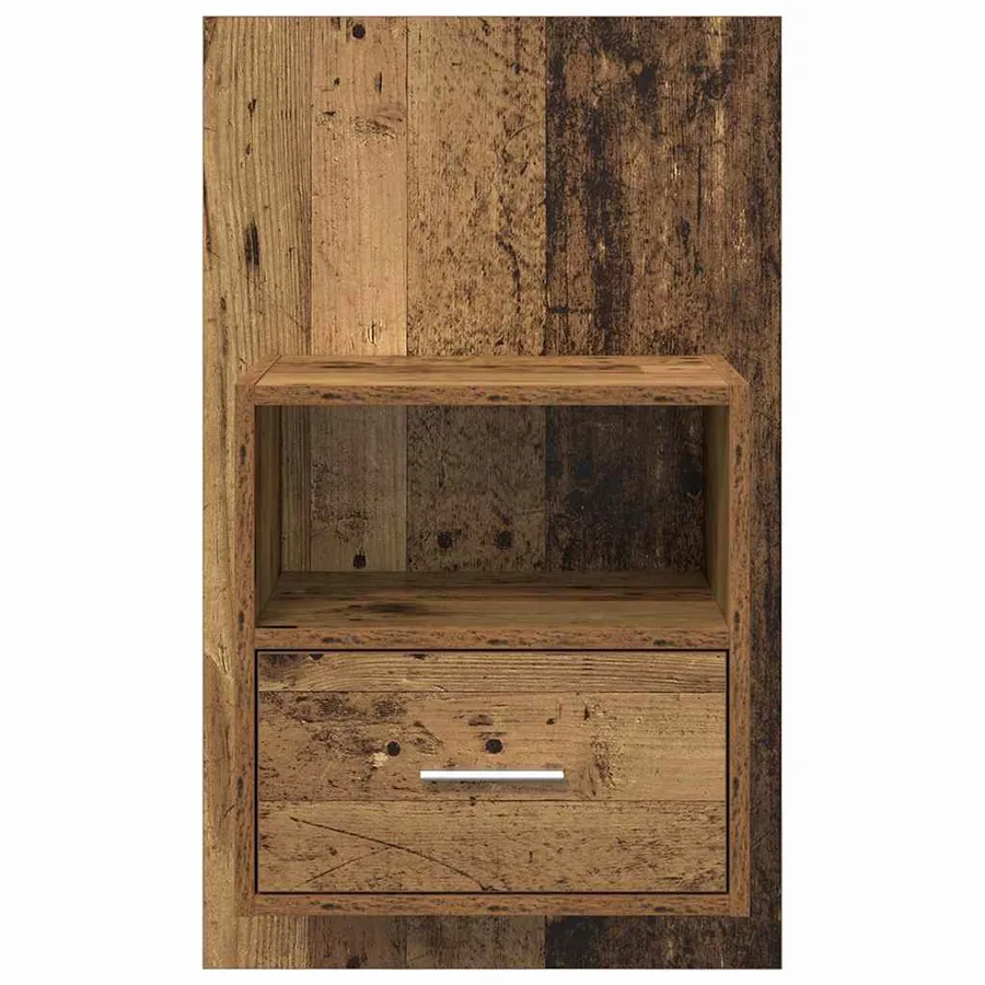 Cabinet de chevet 2 pcs Bois ancien 50 x 32.5 x 80cm - 7
