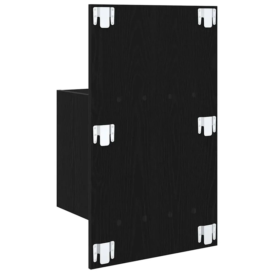 Cabinet de chevet avec tiroir 2 pcs Chêne noir 50 x 32.5 x 80cm - 9