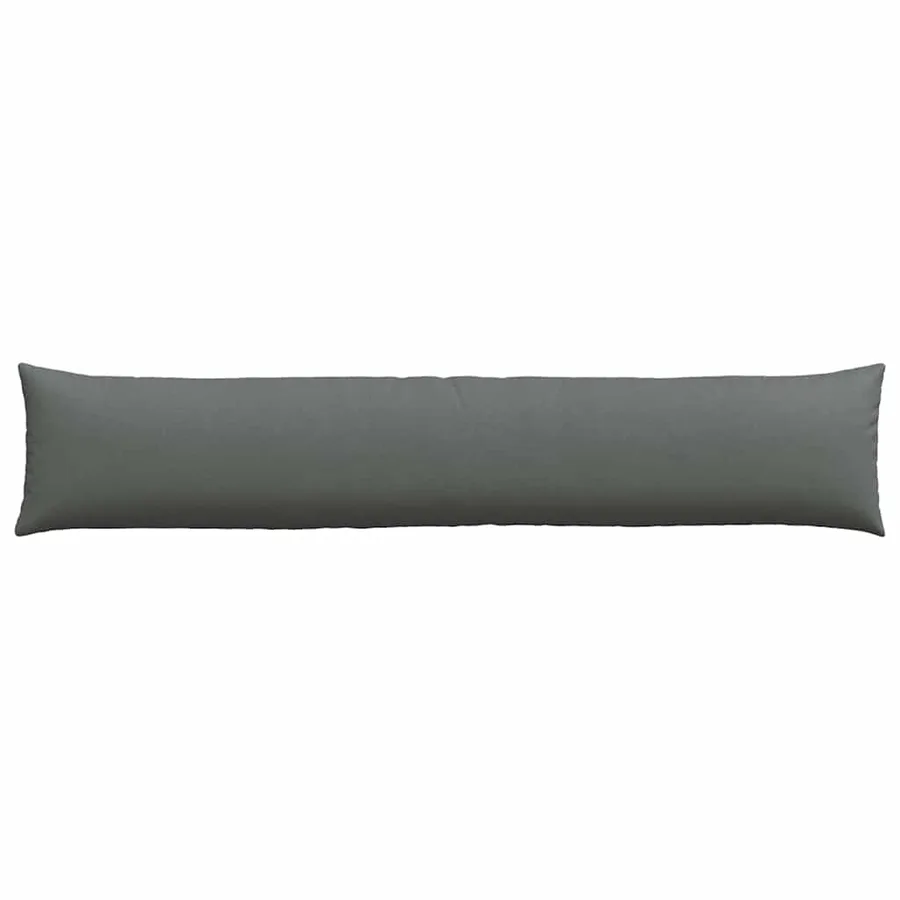Coussins de canapé 2 pcs Gris foncé 200 x 40 cm tissu - 6