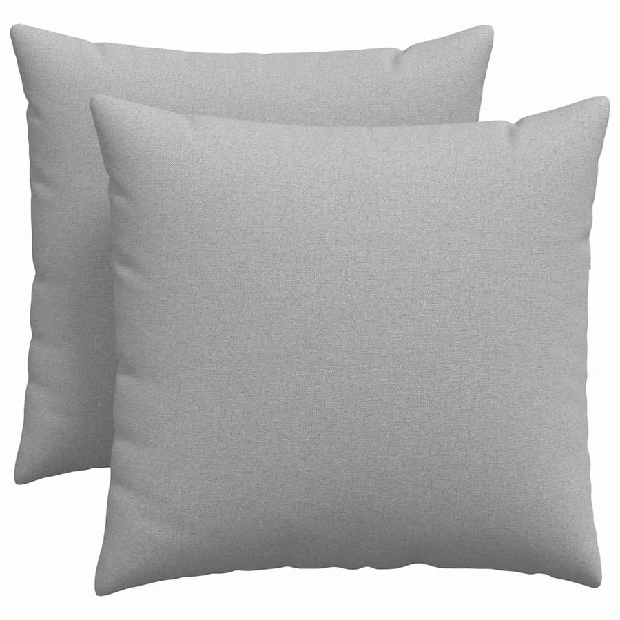 Coussins de canapé 2 pcs Gris nuage 50 x 50 cm tissu - 2