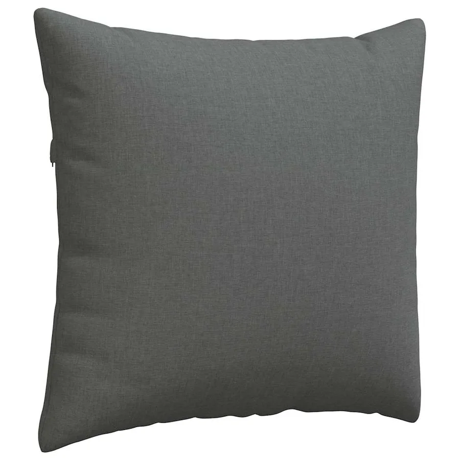 Coussins de canapé 2 pcs Gris foncé 45 x 45 cm tissu - 5