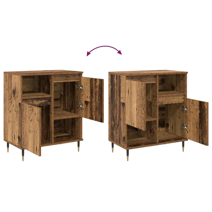 Buffet Bois ancien 60 x 35 x 70 cm - 11