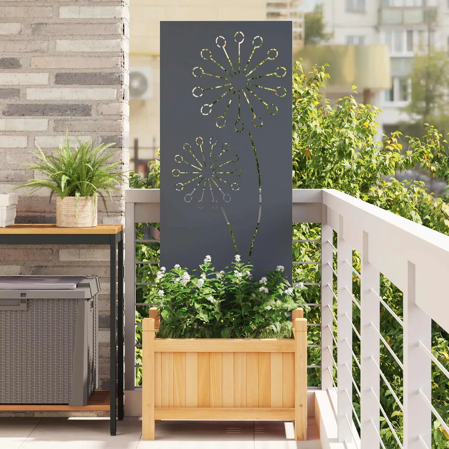 Écran de confidentialité de jardin Anthracite 50 x 140 cm