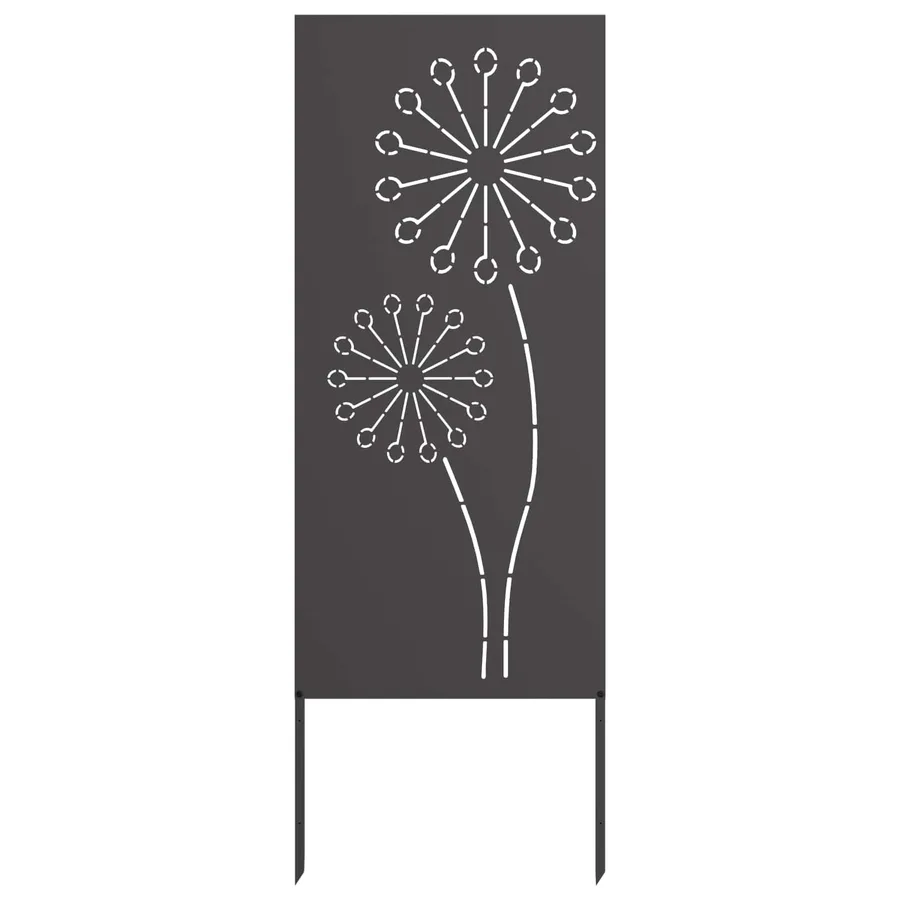 Écran de confidentialité de jardin Fretwork Noir 50 x 140 cm - 2