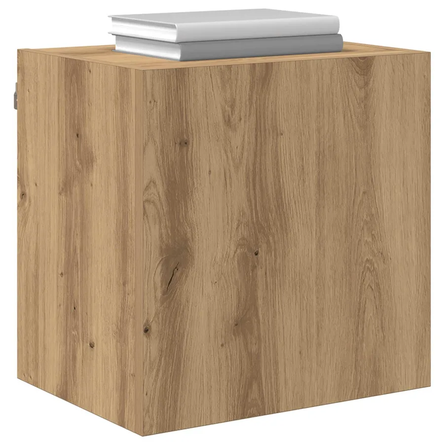Meubles TV muraux 2 pcs Chêne artisanal Bois d'ingénierie - 3