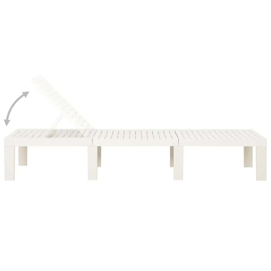 Chaise longue anthracite plastique - 13
