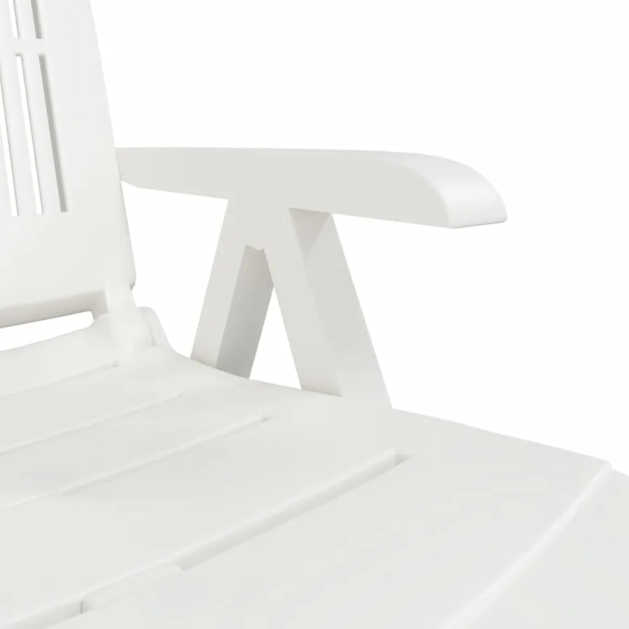 Chaise longue anthracite plastique - 25