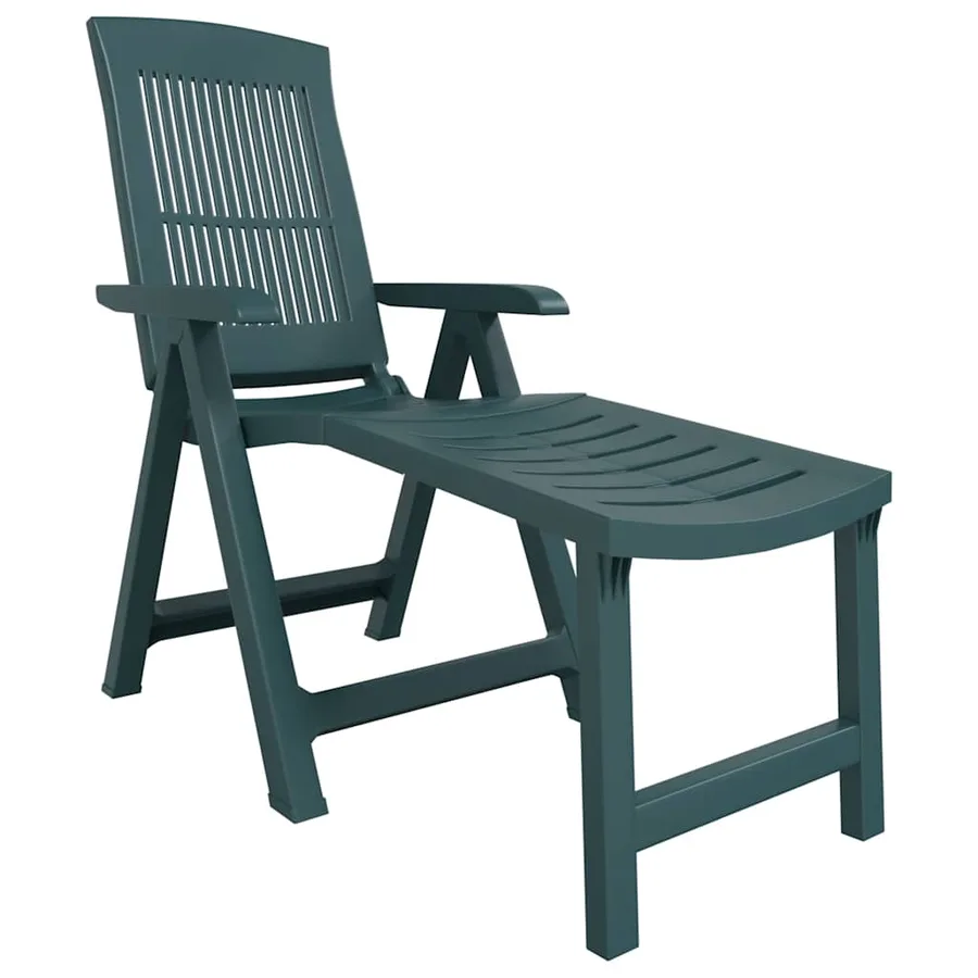Chaise longue anthracite plastique - 36