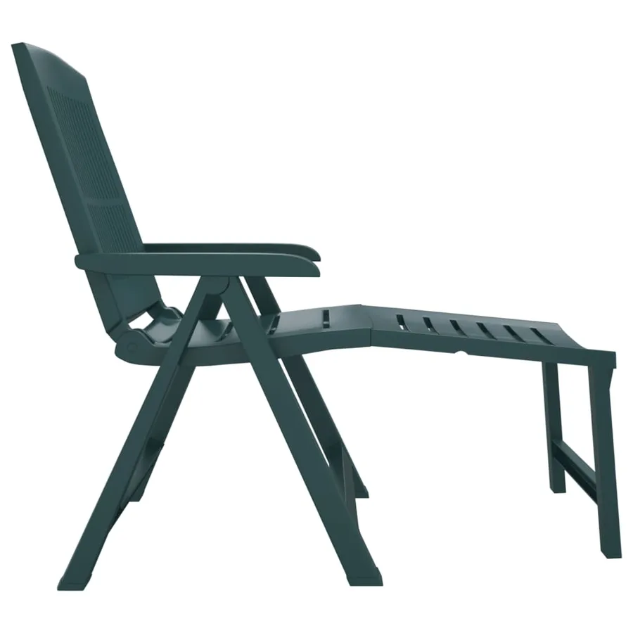 Chaise longue anthracite plastique - 38