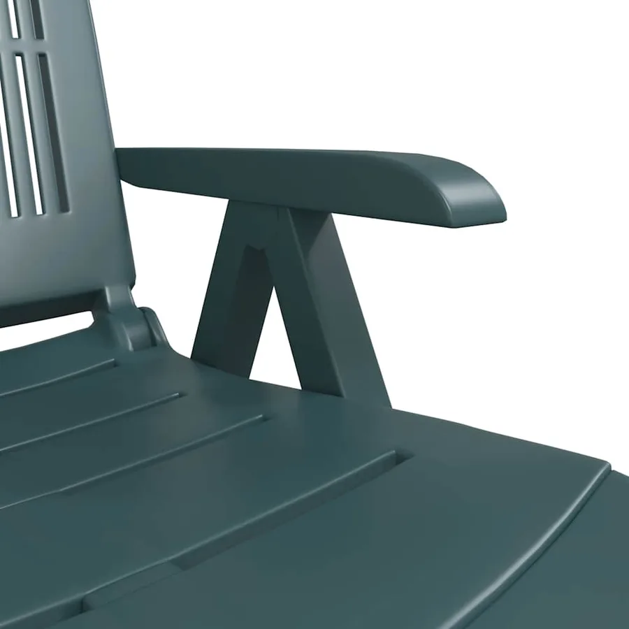 Chaise longue anthracite plastique - 42