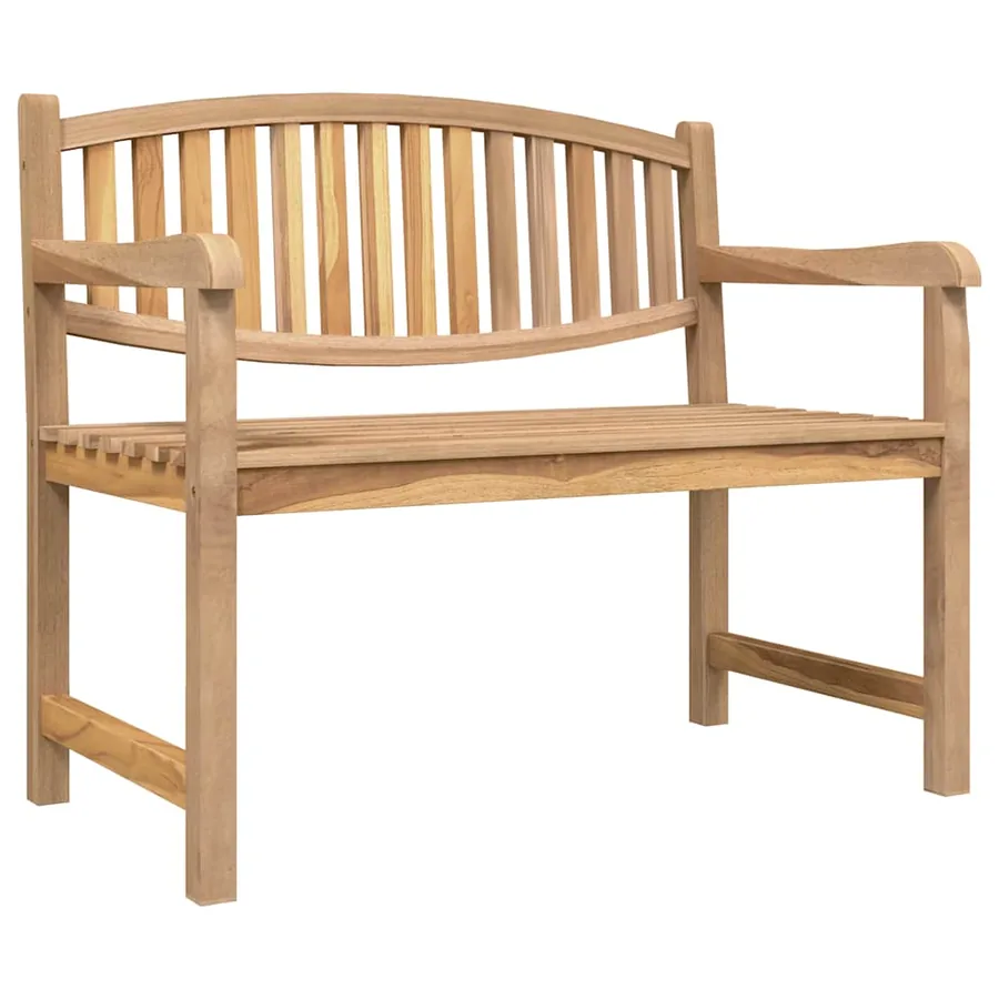 Banc de jardin 114x59x87 cm bois de teck solide - 2