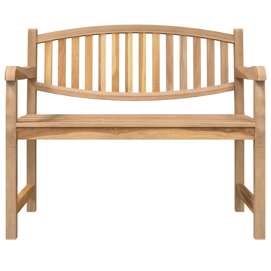 Banc de jardin 114x59x87 cm bois de teck solide - 3