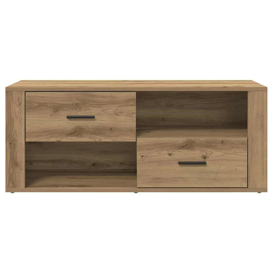 Meuble TV 100 x 35 x 40 cm Chêne artisanal Bois d'ingénierie - 6