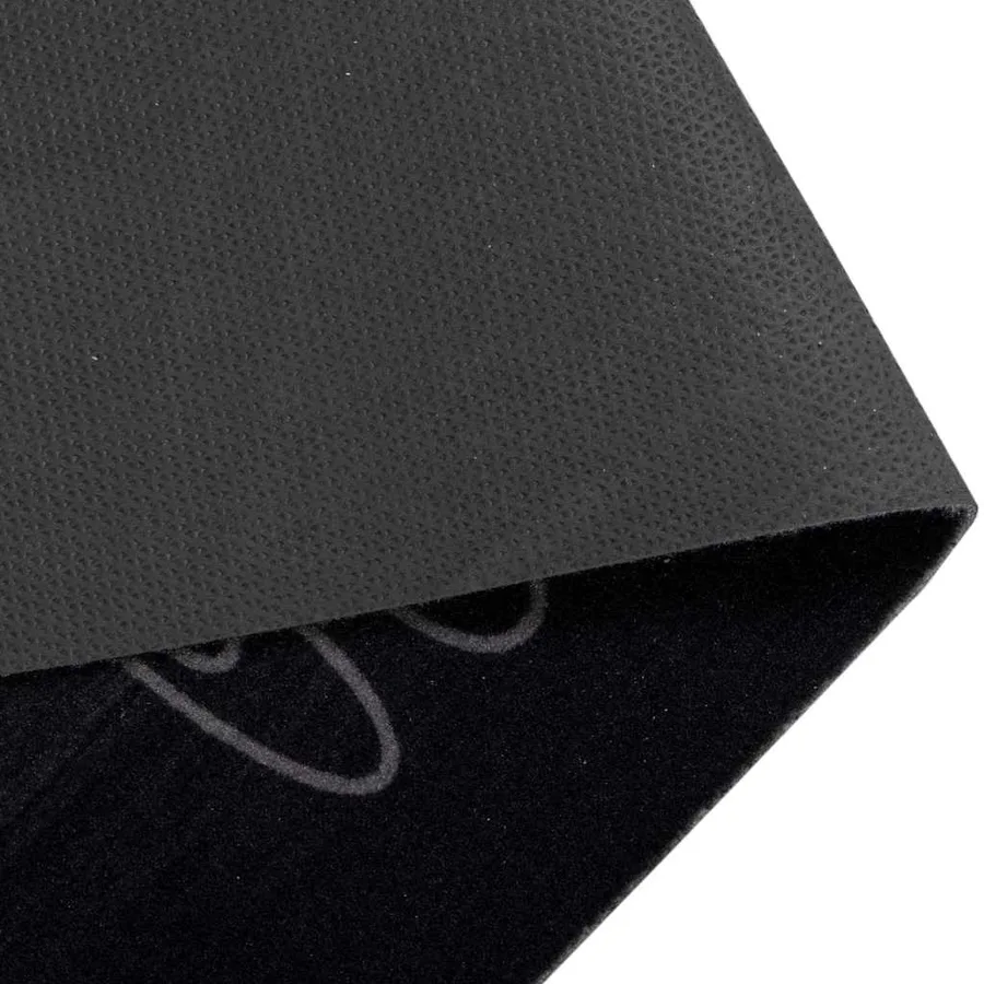 Tapis de Cuisine Couverts Noir 150 x 45 cm Velours - 4