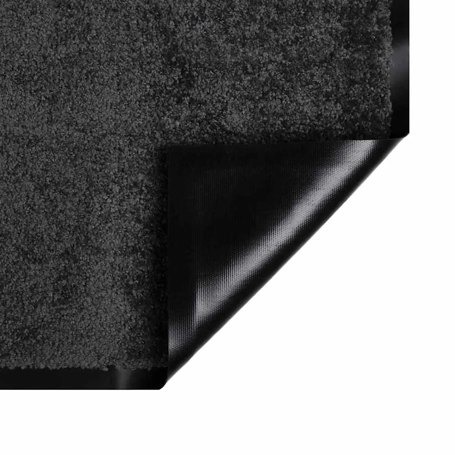 Tapis de porte Anthracite 60 x 40 x 1.2 cm Tissu en teddy - 5