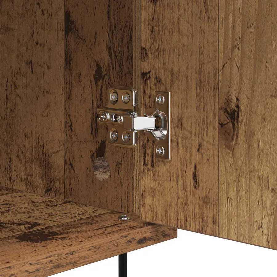 Buffet Bois ancien 40 x 35 x 70 cm Bois d'ingénierie - 9