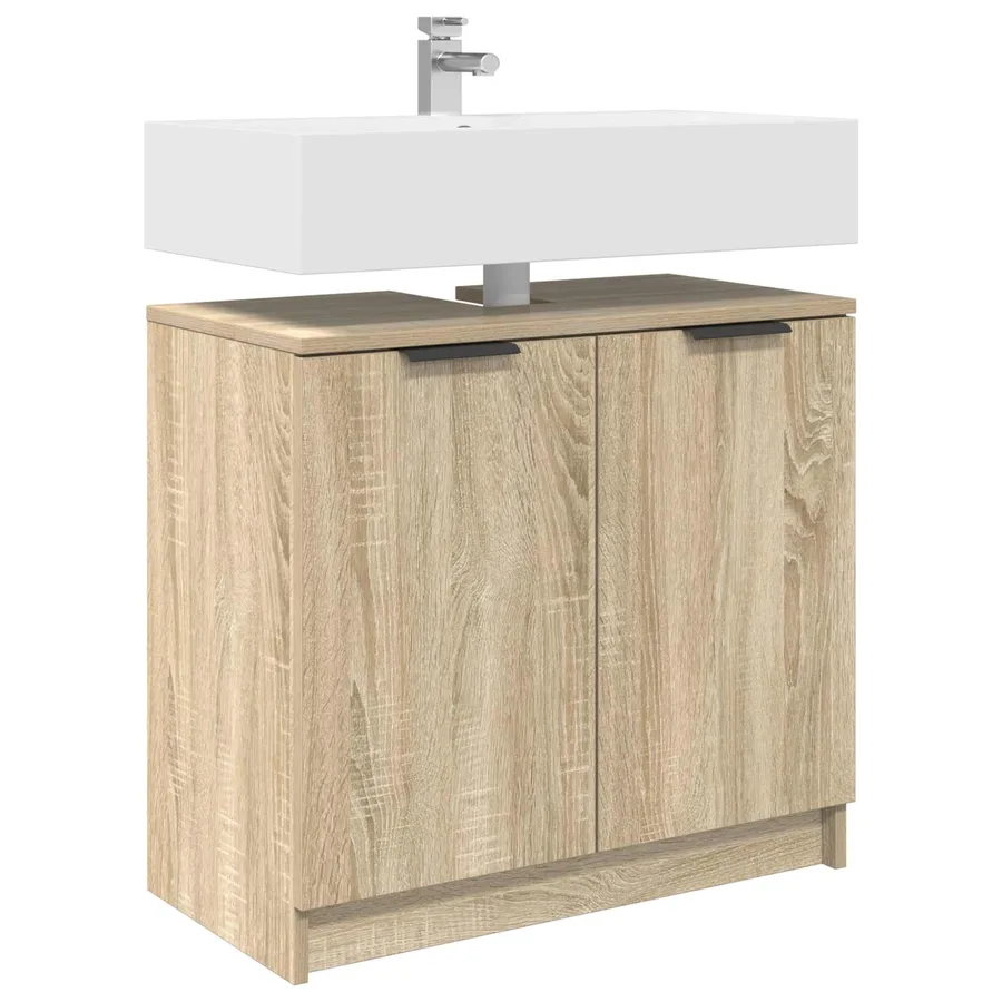 Cabinet de salle de bain Chêne Sonoma 64,5 x 33,5 x 59 cm - 3