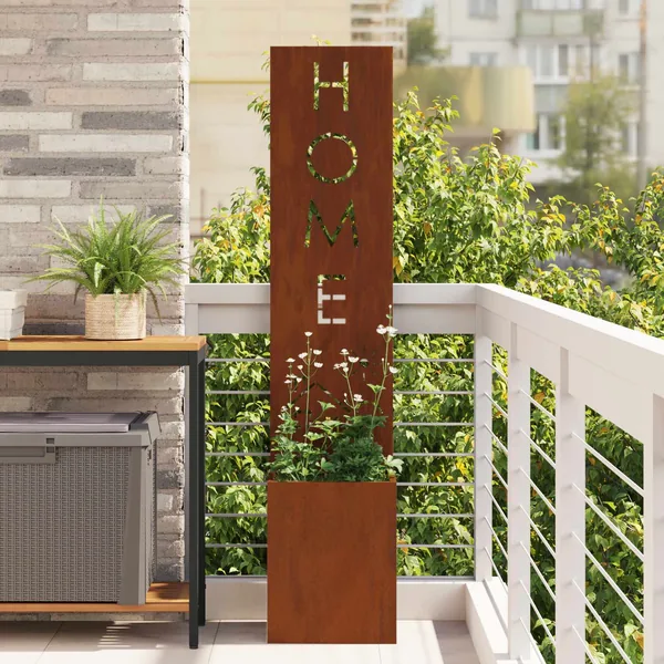 Écran de confidentialité de jardin Rouillé 32 x 32 x 150 cm