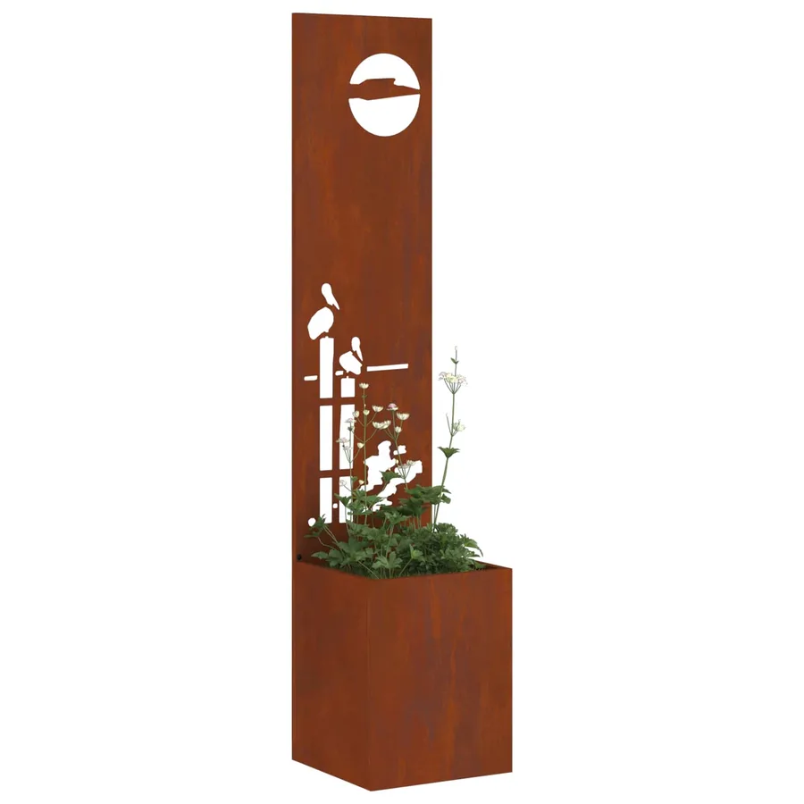 Écran de confidentialité de jardin Fretwork Rouillé 32 x 150 cm - 3