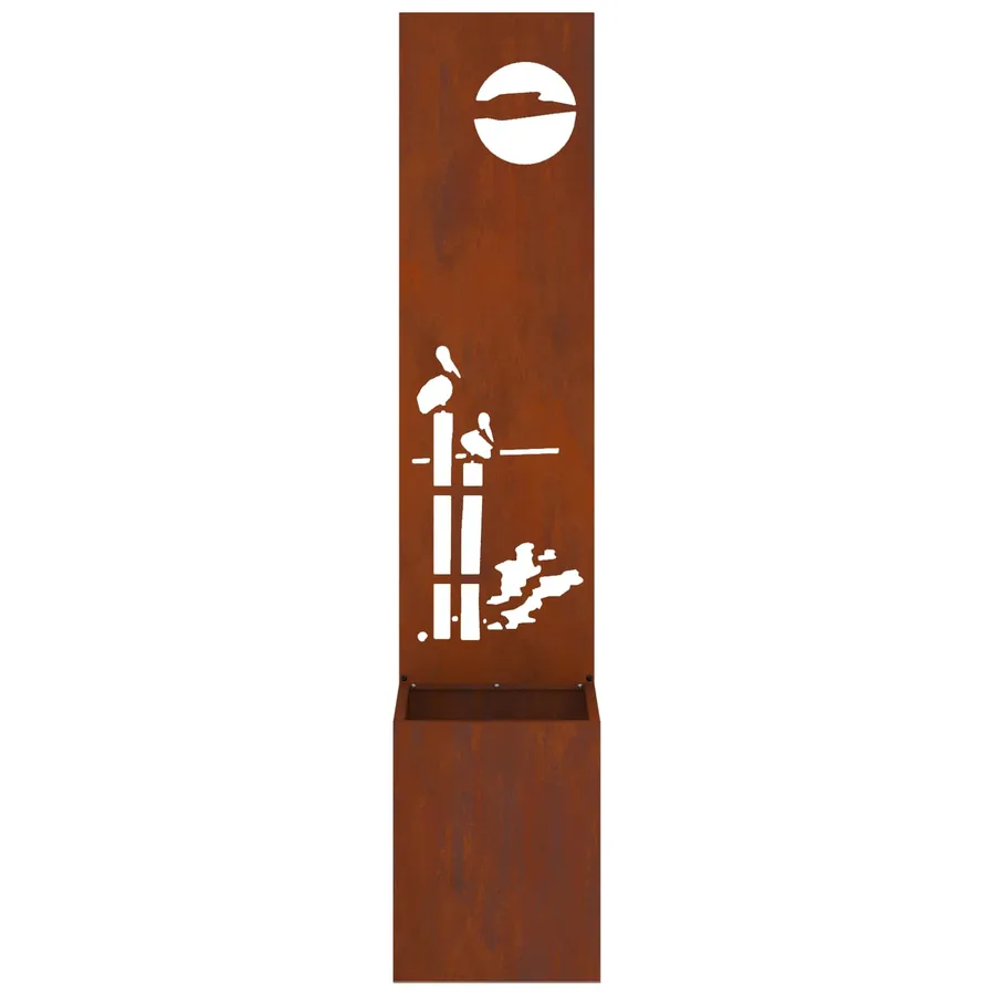 Écran de confidentialité de jardin Fretwork Rouillé 32 x 150 cm - 6
