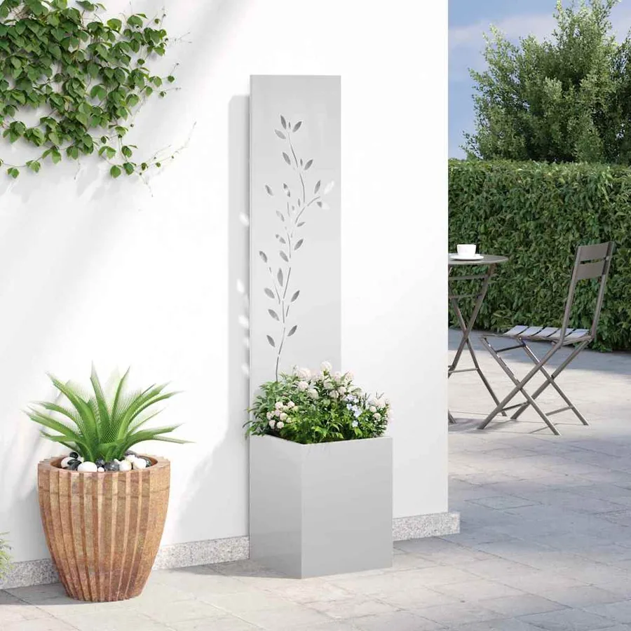 Écran de confidentialité de jardin Argenté 32 x 32 x 150 cm - 4