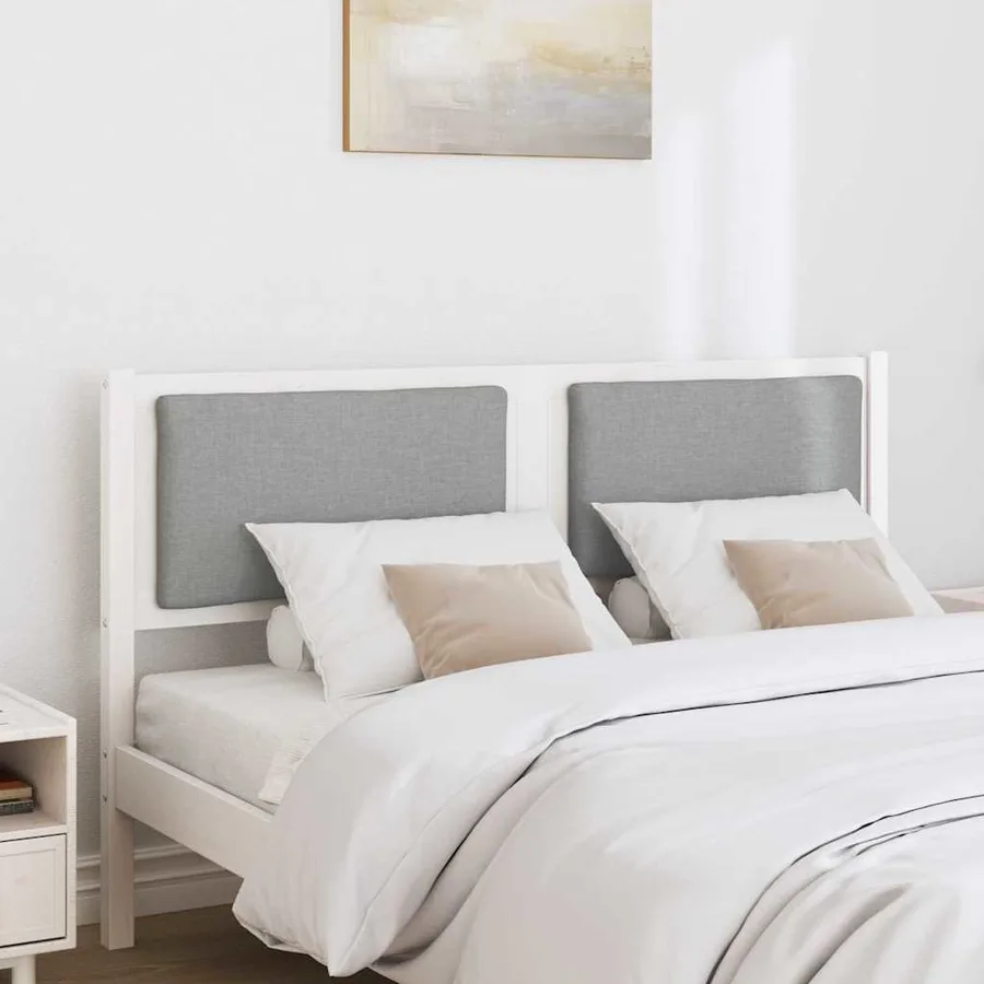 Tête de lit Autre Blanc 140 cm Bois massif en pin - 3