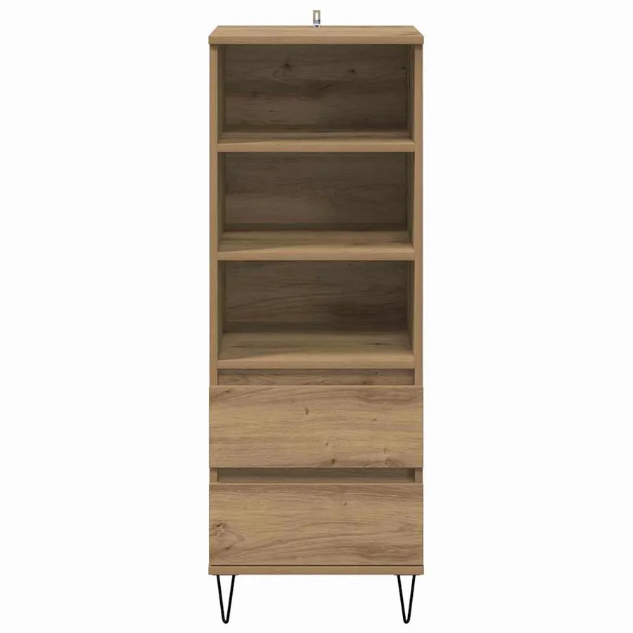 Haut Armoire Chêne artisanal 40 x 36 x 110 cm Bois d'ingénierie - 6